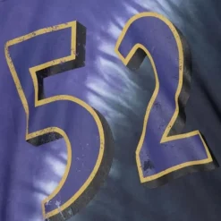 Name & Number Ss Tie Dye Top Baltimore Ravens Ray Lewis