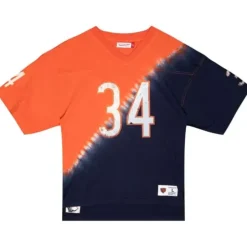 Name & Number Ss Tie Dye Top Chicago Bears Walter Payton