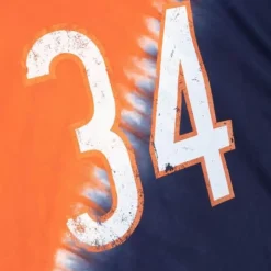 Name & Number Ss Tie Dye Top Chicago Bears Walter Payton