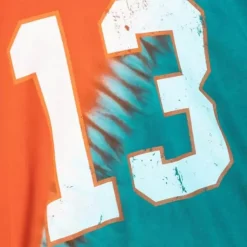 Name & Number Ss Tie Dye Top Miami Dolphins Dan Marino