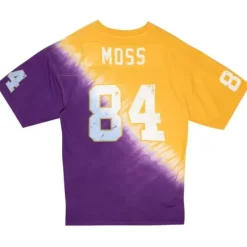 Name & Number Ss Tie Dye Top Minnesota Vikings Randy Moss