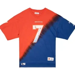 Name & Number Ss Tie Dye Top Denver Broncos John Elway