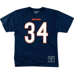 Name & Number Tee Chicago Bears Walter Payton