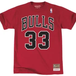 Name & Number Tee Chicago Bulls 1997-98 Scottie Pippen