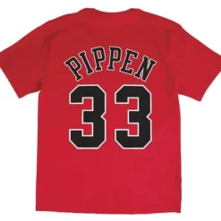 Name & Number Tee Chicago Bulls 1997-98 Scottie Pippen