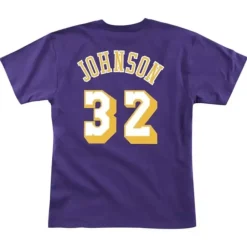 Name & Number Tee Los Angeles Lakers 1984 Magic Johnson