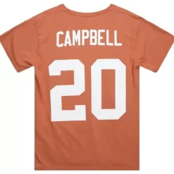 Name & Number Tee University Of Texas At Austin 1977 Earl Campbell