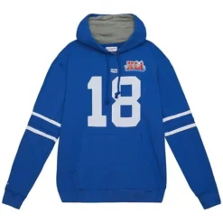 Name And Number Fleece Hoodie Indianapolis Colts 2006 Peyton Manning