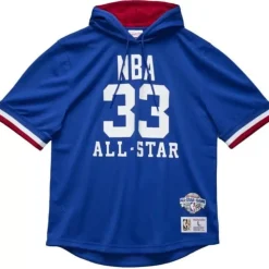 Name And Number Mesh Hoody All Star West 1985-86 Kareem Abdul-Jabbar