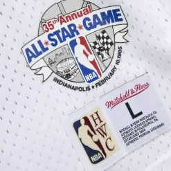 Name And Number Mesh Hoody All Star East 1985-86 Larry Bird