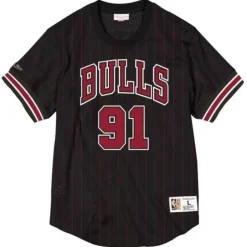 Name And Number Mesh Top Chicago Bulls 1996-97 Dennis Rodman