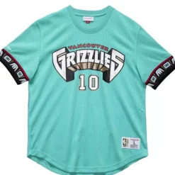 Name And Number Mesh Top Vancouver Grizzlies 1998-99 Mike Bibby