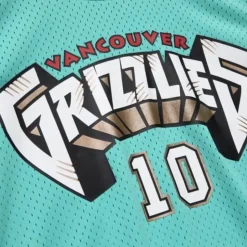 Name And Number Mesh Top Vancouver Grizzlies 1998-99 Mike Bibby