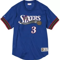 Name And Number Mesh Top Philadelphia 76Ers 2001-02 Allen Iverson