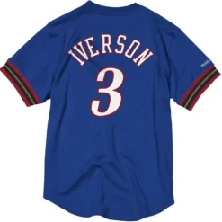 Name And Number Mesh Top Philadelphia 76Ers 2001-02 Allen Iverson