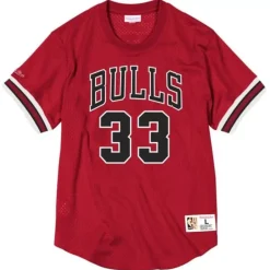 Name And Number Mesh Top Chicago Bulls Scottie Pippen