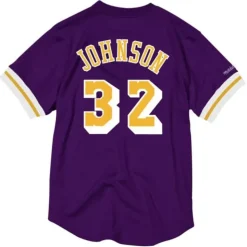 Name And Number Mesh Top Los Angeles Lakers Magic Johnson