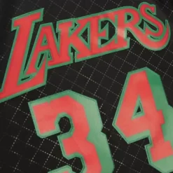 Neapolitan Swingman Shaquille O'Neal Los Angeles Lakers 1996-97 Jersey