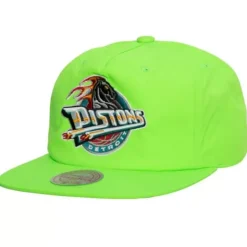 Neon Nylon Snapback Hwc Detroit Pistons