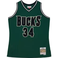 Off Court Chenille Swingman Ray Allen Milwaukee Bucks 2000-01 Jersey
