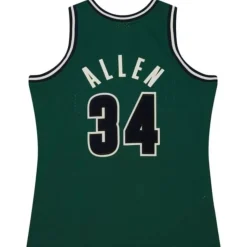 Off Court Chenille Swingman Ray Allen Milwaukee Bucks 2000-01 Jersey