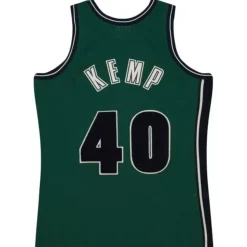 Off Court Chenille Swingman Shawn Kemp Seattle Supersonics 1995-96 Jersey
