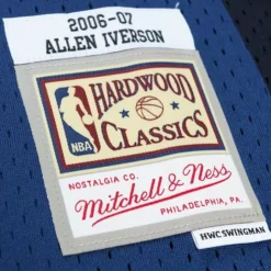 Off Court Chenille Swingman Allen Iverson Denver Nuggets 2006-07 Jersey