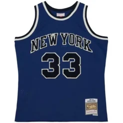 Off Court Chenille Swingman Patrick Ewing New York Knicks 1991-92 Jersey