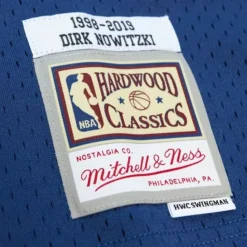 Off Court Chenille Swingman Dirk Nowitzki Dallas Mavericks 1998-99 Jersey