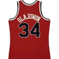 Off Court Chenille Swingman Hakeem Olajuwon Houston Rockets 1993-94 Jersey