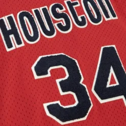 Off Court Chenille Swingman Hakeem Olajuwon Houston Rockets 1993-94 Jersey