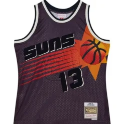 Off Court Chenille Swingman Steve Nash Phoenix Suns 1996-97 Jersey