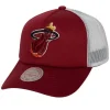 Off The Backboard Trucker Snapback Hwc Miami Heat
