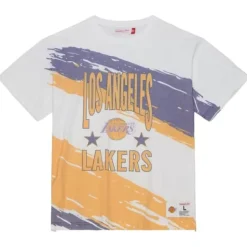Paintbrush Sublimated Ss Tee Los Angeles Lakers
