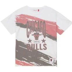 Paintbrush Sublimated Ss Tee Chicago Bulls