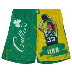 Player Burst Mesh Shorts Boston Celtics Larry Bird