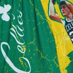 Player Burst Mesh Shorts Boston Celtics Larry Bird