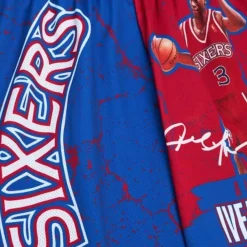 Player Burst Mesh Shorts Philadelphia 76Ers Allen Iverson