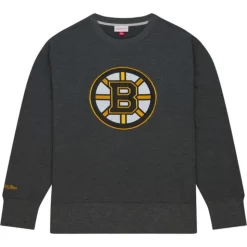 Playoff Win 2.0 Crew Current Logo Boston Bruins