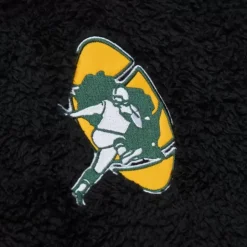 Polar Fleece 1/4 Zip Pullover Hoodie Green Bay Packers