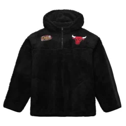 Polar Fleece 1/4 Zip Pullover Hoodie Chicago Bulls