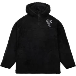 Polar Fleece 1/4 Zip Pullover Hoodie Atlanta Falcons