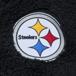 Polar Fleece 1/4 Zip Pullover Hoodie Pittsburgh Steelers