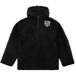 Polar Fleece 1/4 Zip Pullover Hoodie Current Logo Los Angeles Kings