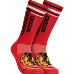 Power Play Crew Socks Chicago Blackhawks
