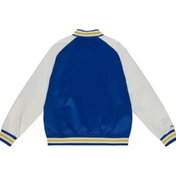 Primetime Lightweight Satin Jacket Golden State Warriors