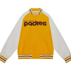 Primetime Lightweight Satin Jacket San Diego Padres