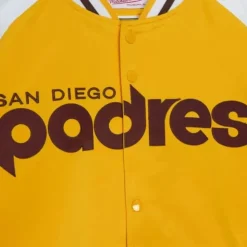 Primetime Lightweight Satin Jacket San Diego Padres