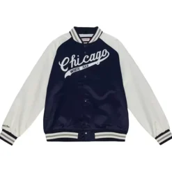 Primetime Lightweight Satin Jacket Chicago White Sox