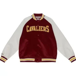 Primetime Lightweight Satin Jacket Cleveland Cavaliers